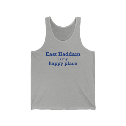 East Haddam is My Happy Place Unisex Jersey Tank Top