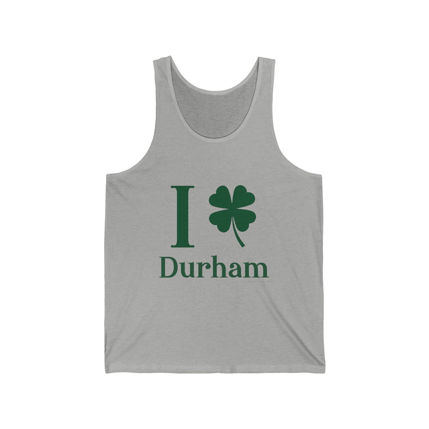 I Clover Durham Unisex Jersey Tank