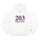 203 Orange Red White & Blue Champion Hoodie
