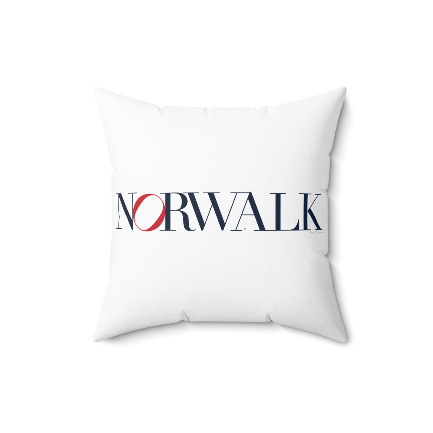 41 Tilt Norwalk Spun Polyester Square Pillow
