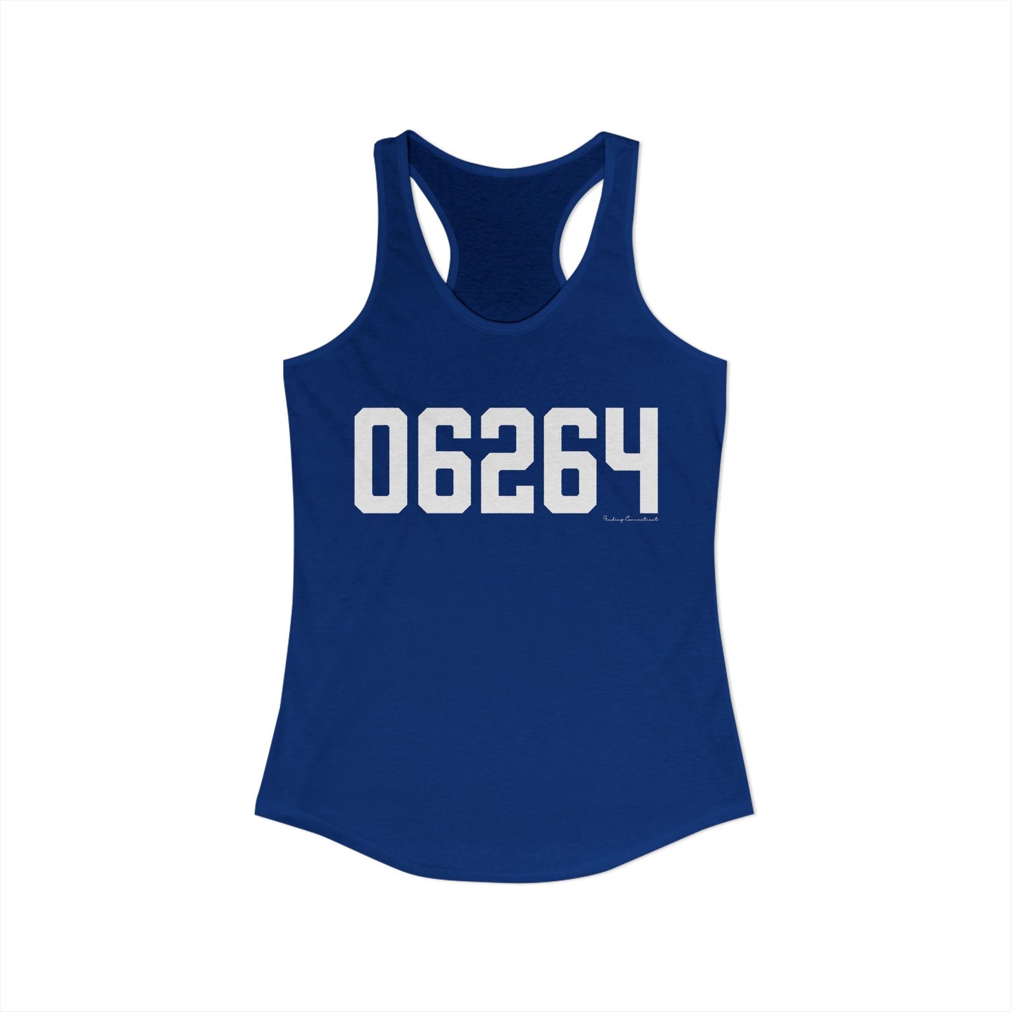 06264 Scotland CT Zip Code Women's Ideal Racerback Tank Top