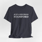 Just a kid from Stamford Unisex Jersey Short Sleeve T-Shirt