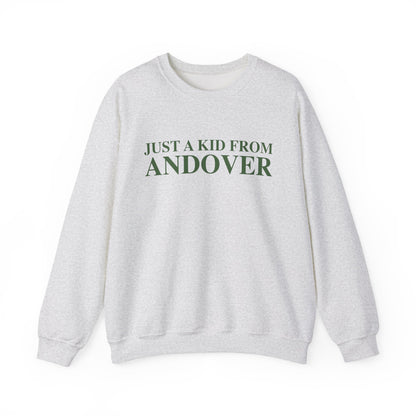 Just a kid from Andover Unisex Heavy Blend™ Crewneck Sweatshirt
