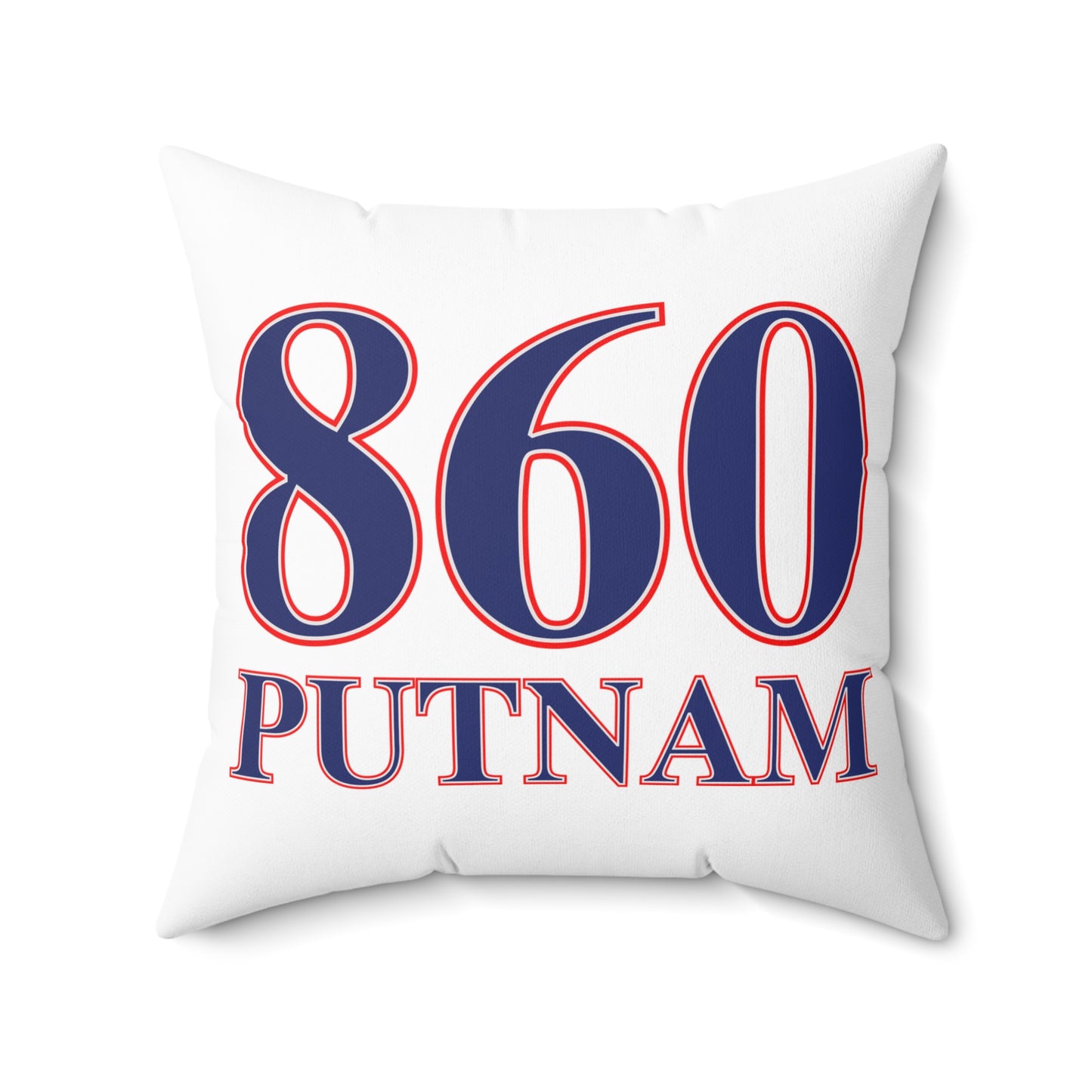 860 Putnam Red, White & Blue Spun Polyester Square Pillow