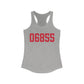 06855 Norwalk Connecticut Zip Code Women's Ideal Racerback Tank Top