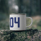 06605 Bridgeport Connecticut Zip Code Enamel Camping Mug