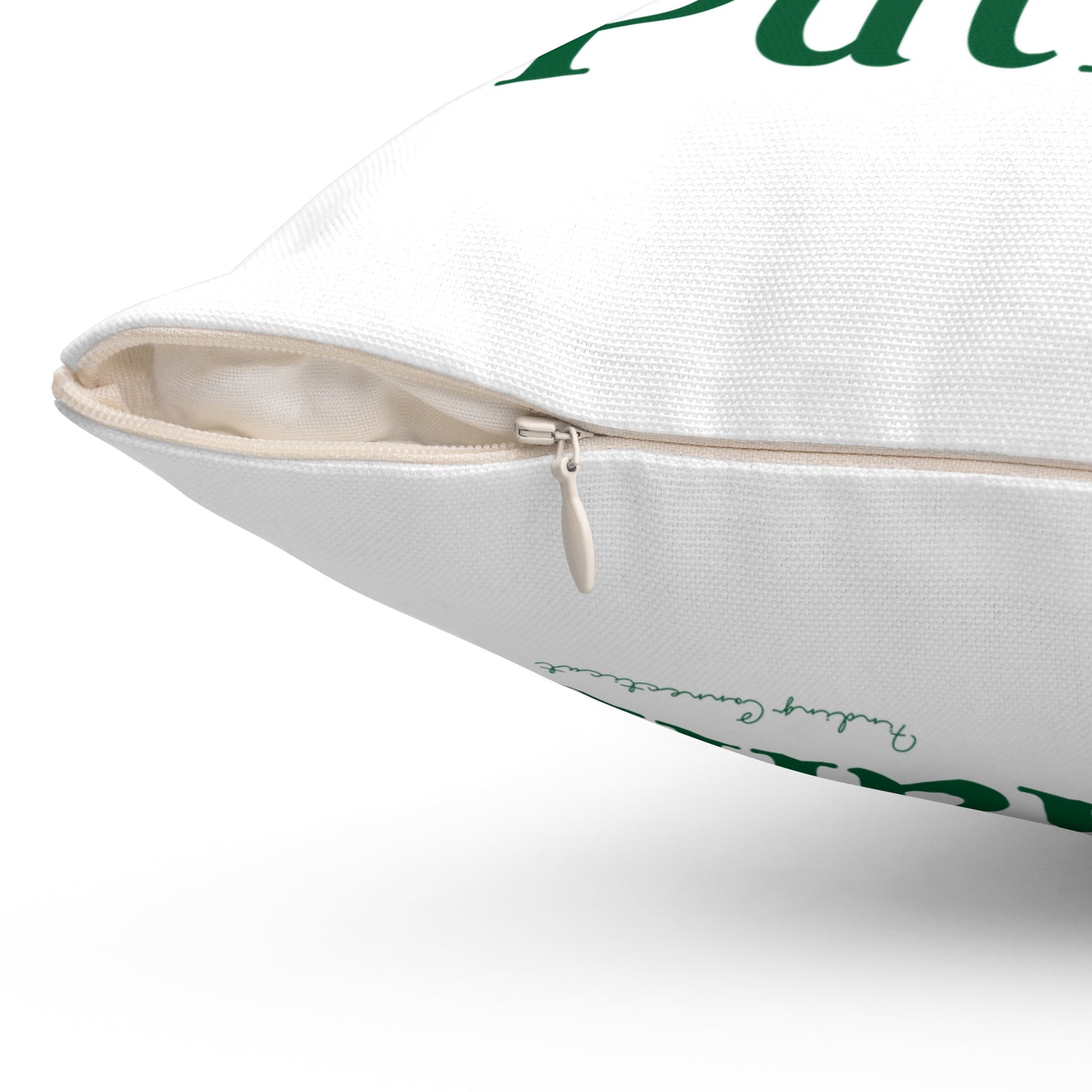 I Clover Putnam Spun Polyester Square Pillow