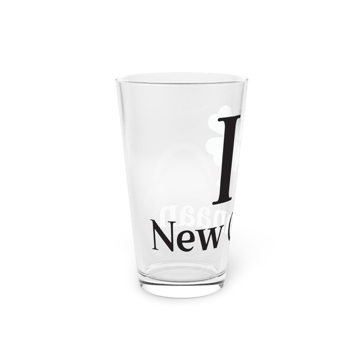I Clover New Canaan Pint Glass, 16oz