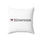 I Heart Silvermine. Spun Polyester Square Pillow
