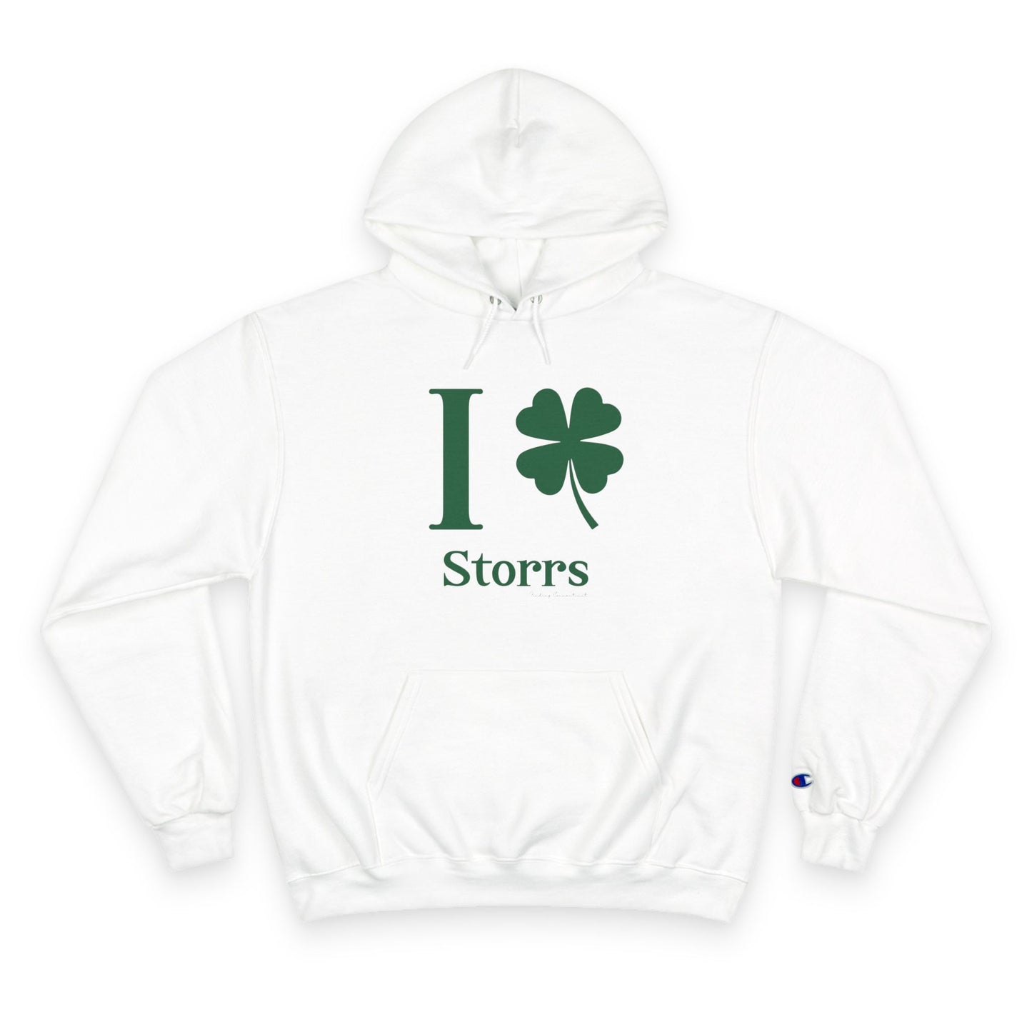 I Clover Storrs Champion Hoodie