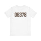 06378 Sprague Connecticut Zip Code Unisex Jersey Short Sleeve T-Shirt