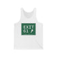 Vintage Exit 61 WCP Sign Unisex Jersey Tank Top