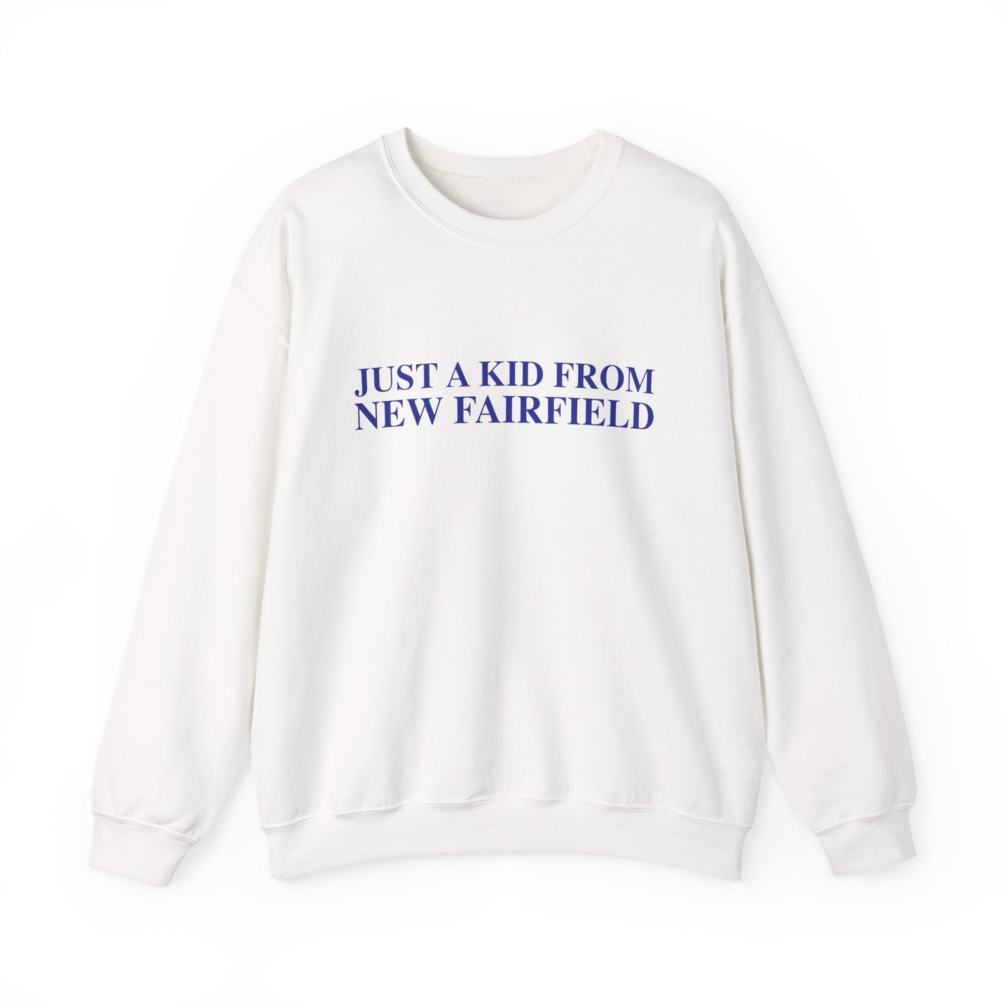 Just a kid from New Fairfield Unisex Heavy Blend™ Crewneck Sweatshirt