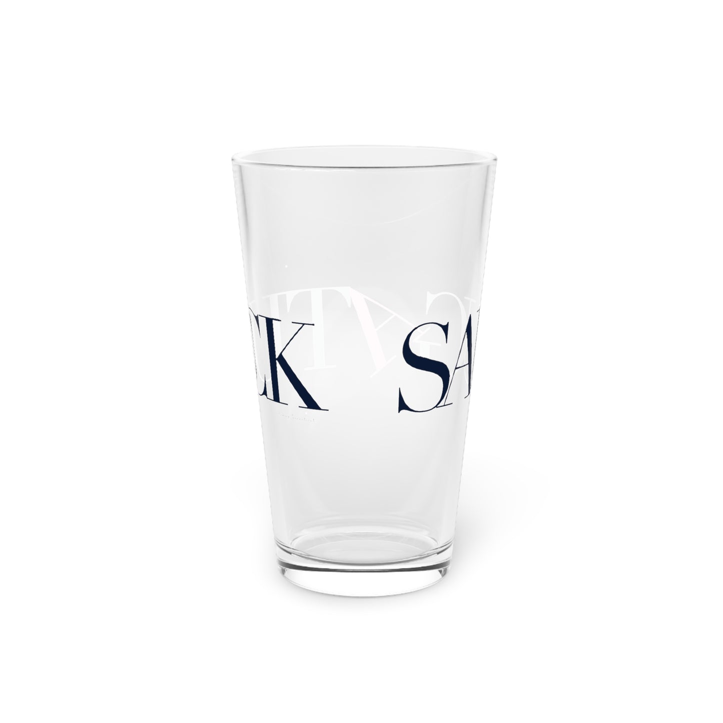 41 Tilt Saugatuck Pint Glass, 16oz