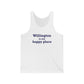 Willington is My Happy Place Unisex Jersey Tank Top
