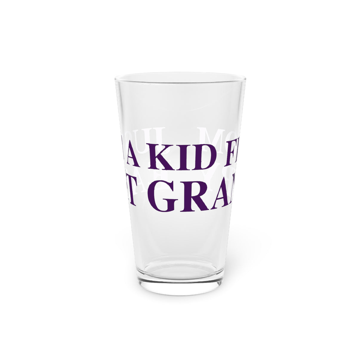 Just a kid from East Granby Pint Glass, 16oz