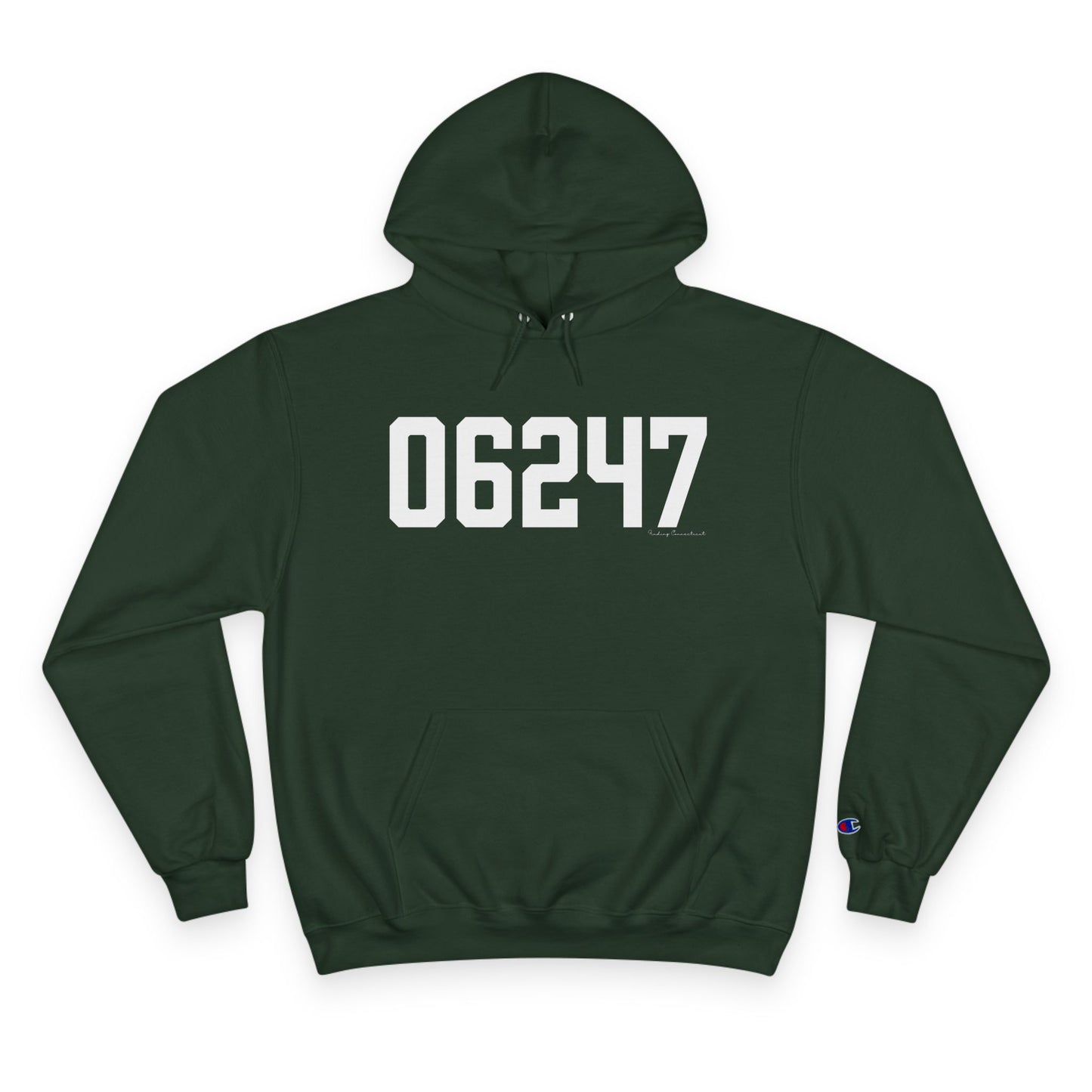06247 Hampton CT Zip Code Champion Hoodie