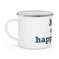 Avon is My Happy Place Enamel Camping Mug