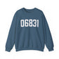 06831 - Greenwich CT Zip Code Unisex Heavy Blend™ Crewneck Sweatshirt