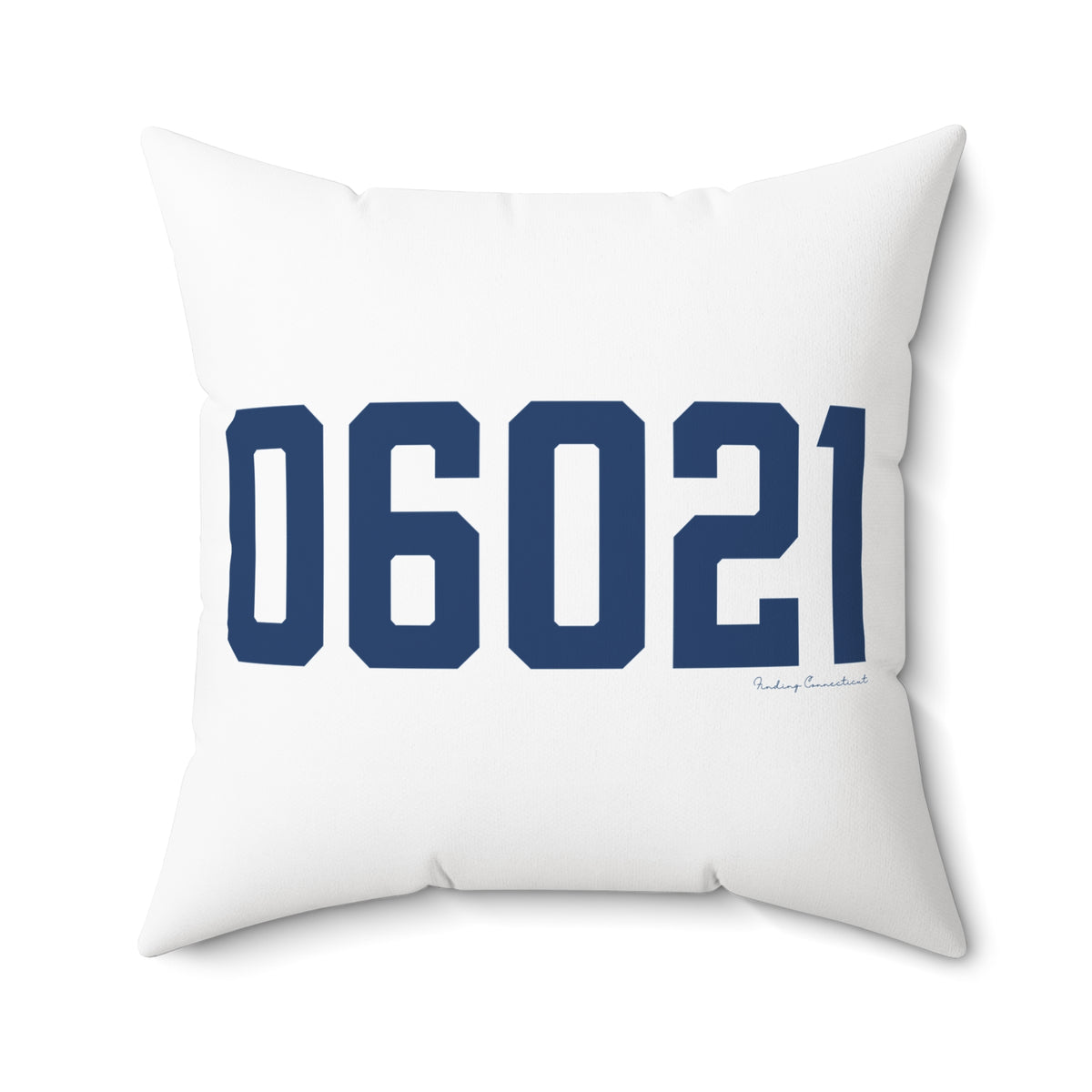 06021 Colebrook Connecticut Zip Code Polyester Square Pillow