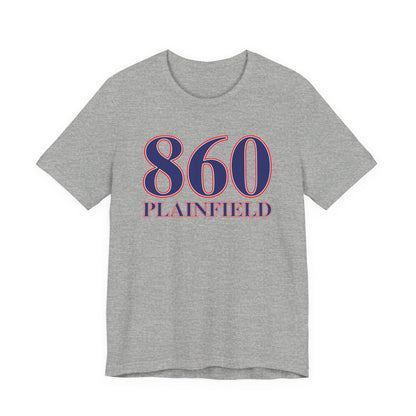 860 Plainfield Red, White & Blue Unisex Jersey Short Sleeve T-Shirt