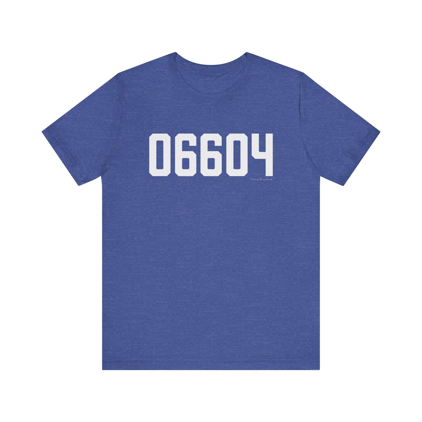 06604 Bridgeport CT Zip Code Unisex Jersey Short Sleeve T-Shirt
