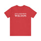 Just a kid from Wilton Unisex Jersey Short Sleeve T-Shirt