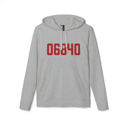 06840 New Canaan Connecticut Zip Code adidas Unisex Fleece Hoodie Sweatshirt