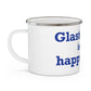 Glastonbury is My Happy Place Enamel Camping Mug
