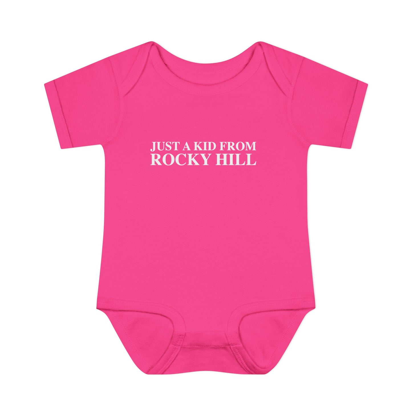 Just a kid from Rocky Hill Infant Baby Rib Bodysuit