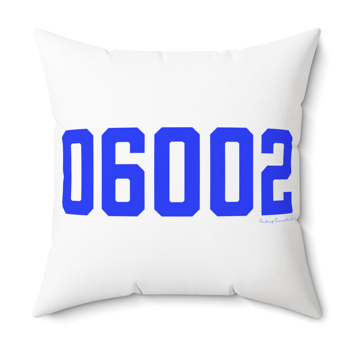 06002 Bloomfield Connecticut Zip Code Polyester Square Pillow