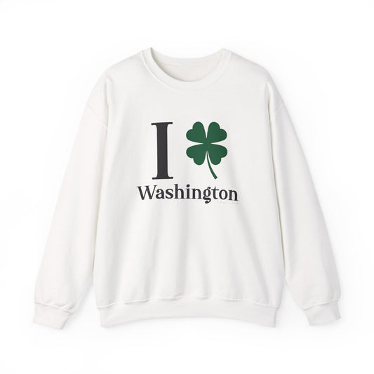 I Clover Washington Unisex Heavy Blend™ Crewneck Sweatshirt