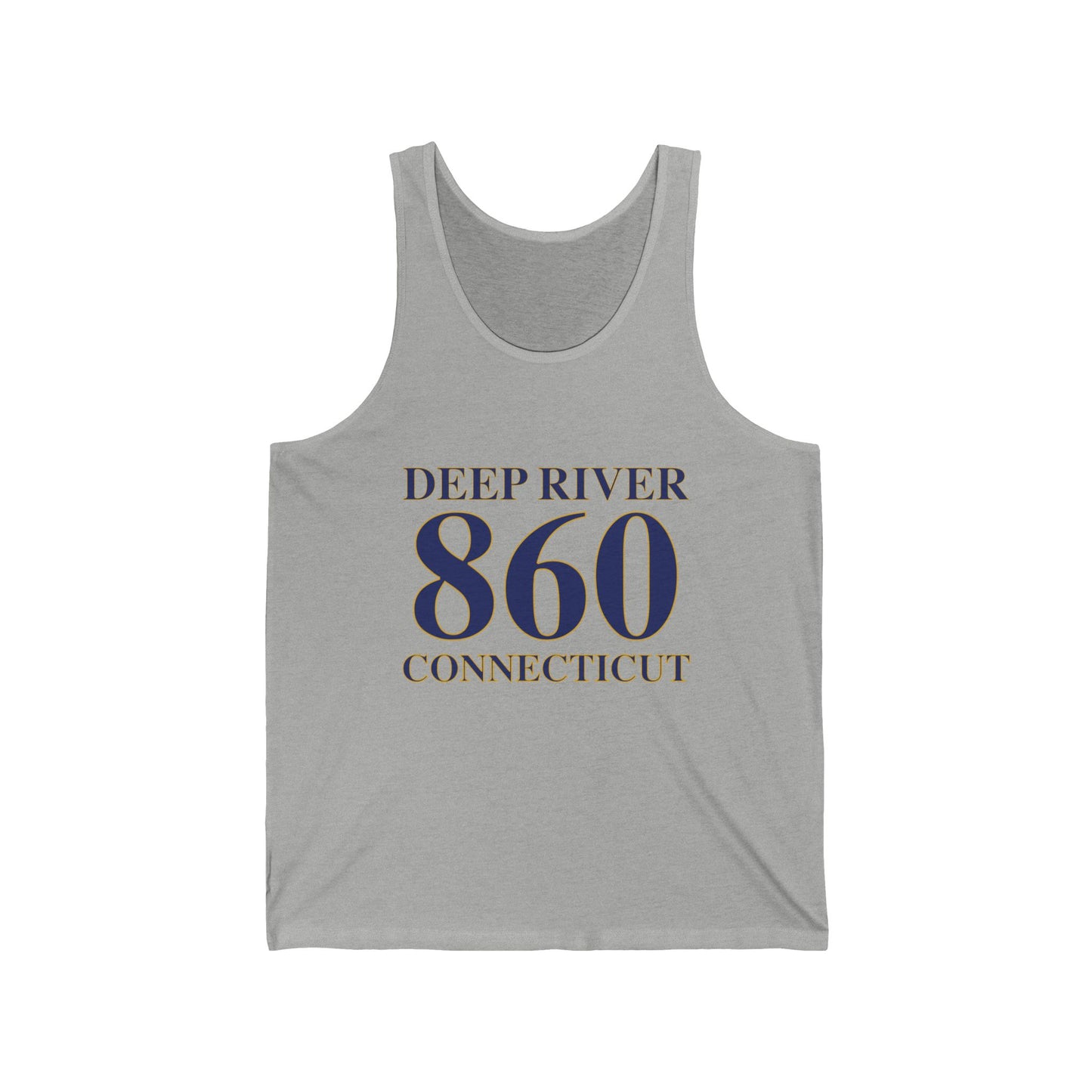 Deep River 860 Connecticut Unisex Jersey Tank