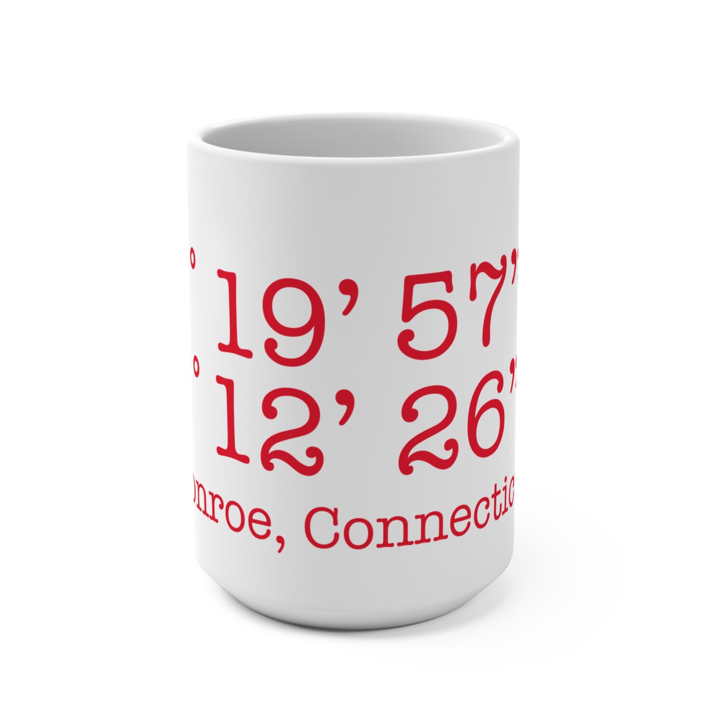 Monroe Coordinates Mug 15oz