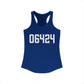 06464 East Hampton CT Zip Code Women's Ideal Racerback Tank Top
