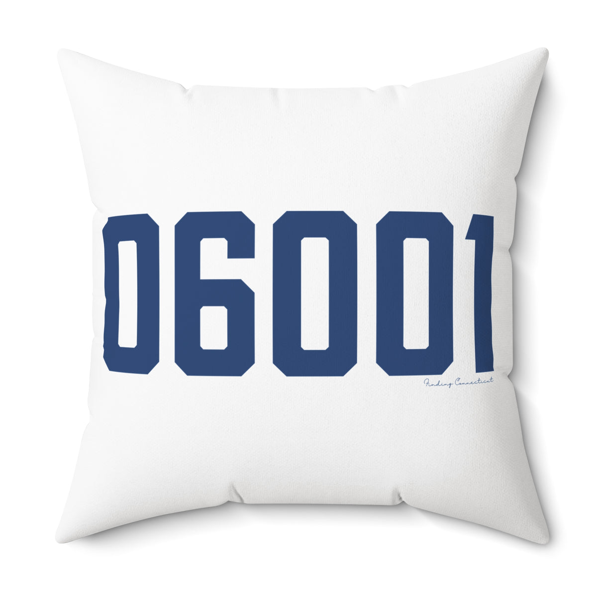 06001 Avon Connecticut Zip Code Polyester Square Pillow