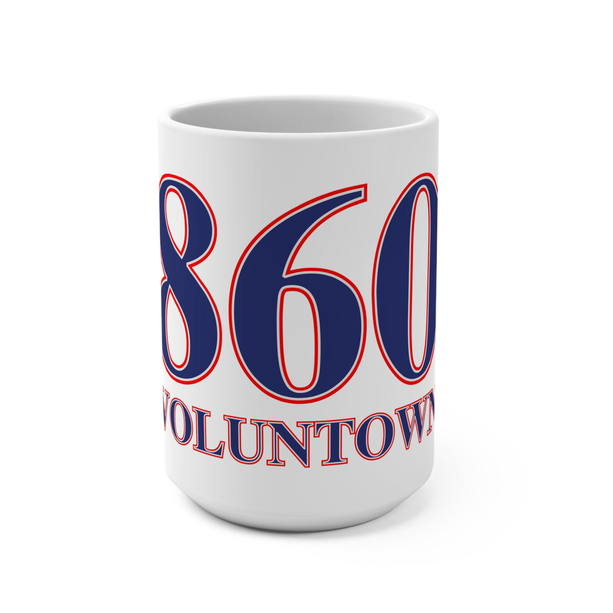 860 Voluntown  Red, White & Blue Mug 15oz