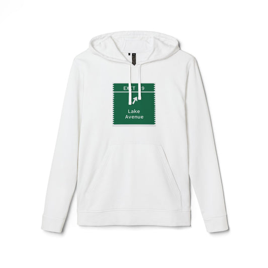 Vintage Merritt Parkway Exit 29 Sign adidas Unisex Fleece Hoodie