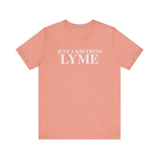 Just a kid from Lyme Unisex Jersey Short Sleeve T-Shirt