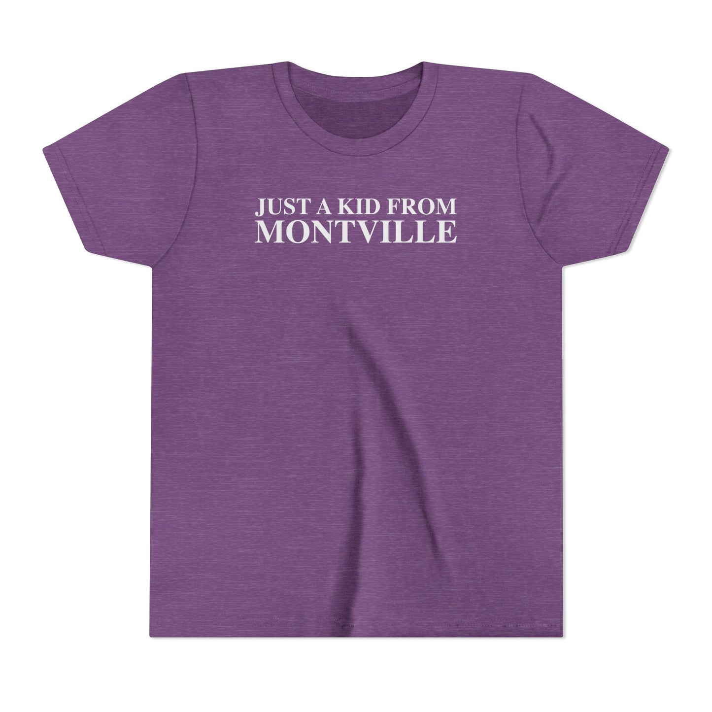 Just a kid from Montville Youth Short Sleeve T-Shirt