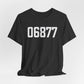 06877 Ridgefield CT Zip Code Unisex Jersey Short Sleeve T-Shirt