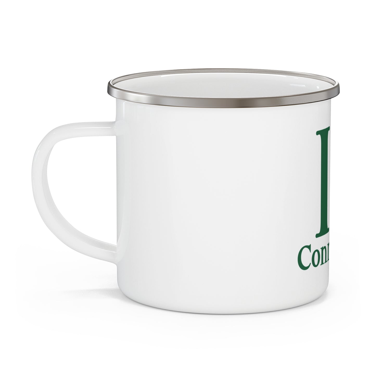 I Clover Connecticut Enamel Camping Mug