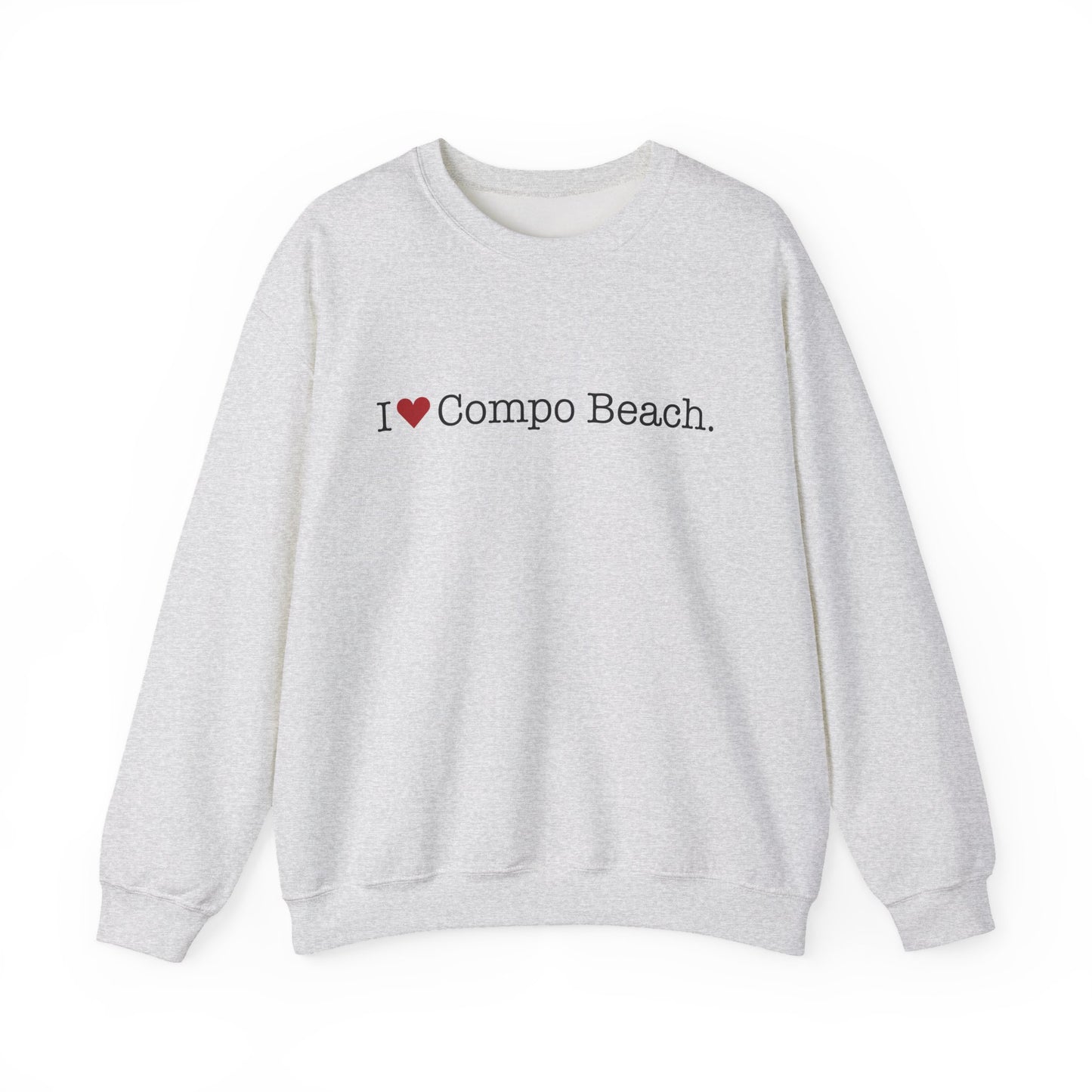 I Heart Compo Beach. Unisex Heavy Blend™ Crewneck Sweatshirt