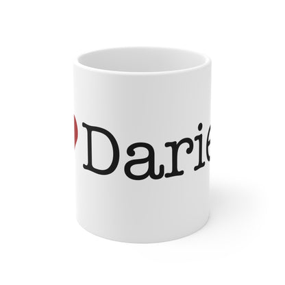 I Heart Darien. Mug 11oz