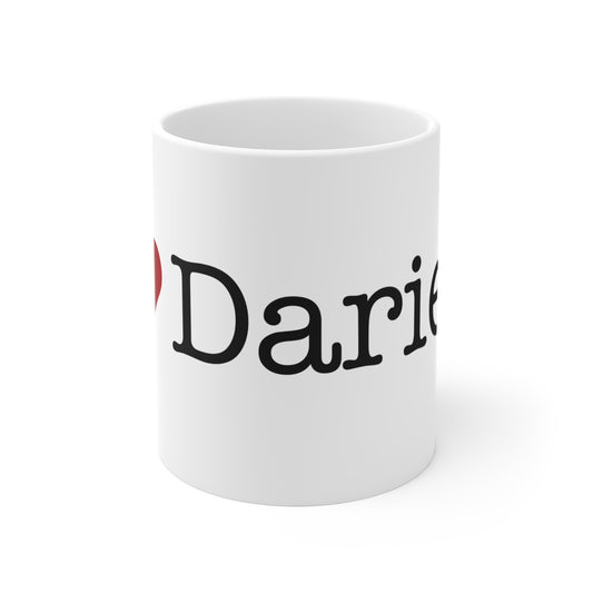 I Heart Darien. Mug 11oz
