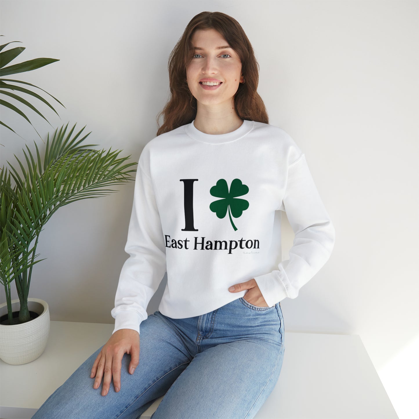 I Clover East Hampton Unisex Heavy Blend™ Crewneck Sweatshirt