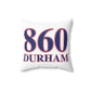 860 Durham Red, White & Blue  Spun Polyester Square Pillow