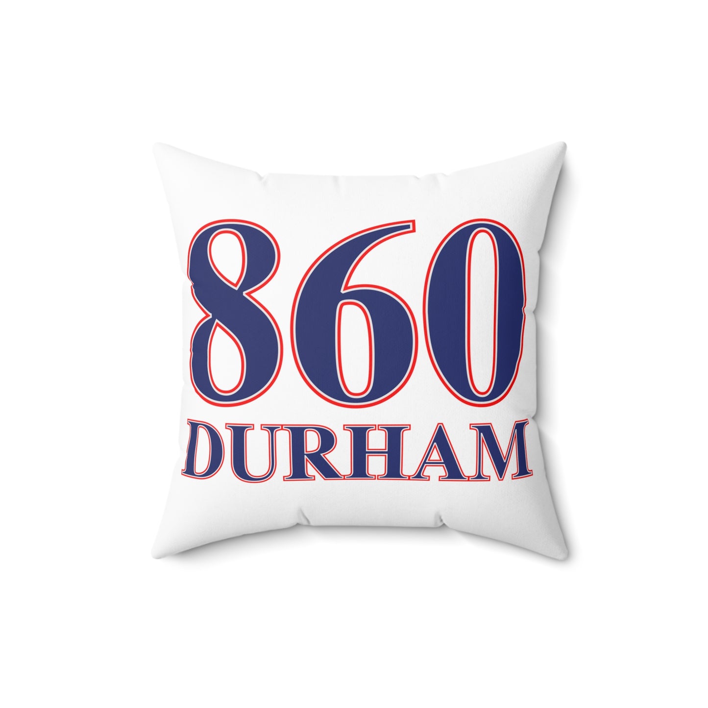 860 Durham Red, White & Blue  Spun Polyester Square Pillow