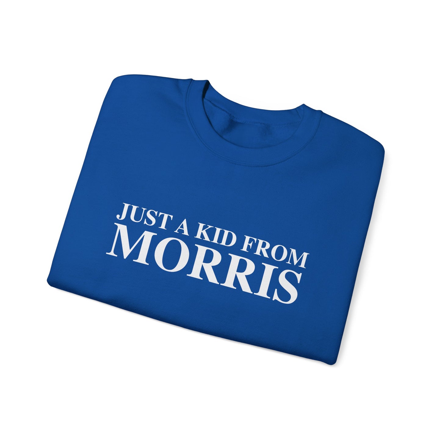 Just a kid from Morris Unisex Heavy Blend™ Crewneck Sweatshirt