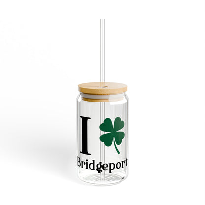I Clover Bridgeport Sipper Glass, 16oz